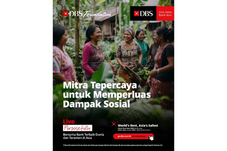 DBS Foundation hadir sebagai mitra tepercaya untuk memperluas dampak sosial melalui dukungan terhadap komunitas dan usaha sosial di Indonesia