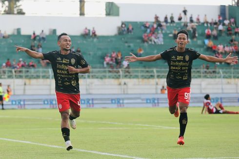 Hasil Madura United Vs Bali United 1-2, Irfan Jaya Pahlawan Serdadu Tridatu