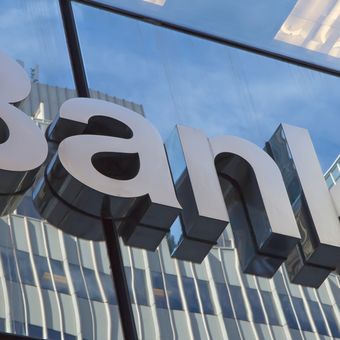 Ilustrasi bank. 