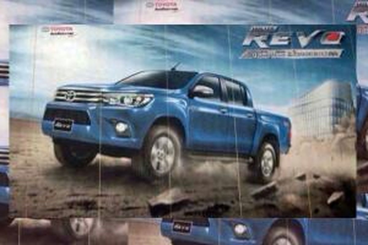 Sosok utuh generasi terbaru Toyota Hilux muncul ke permukaan.