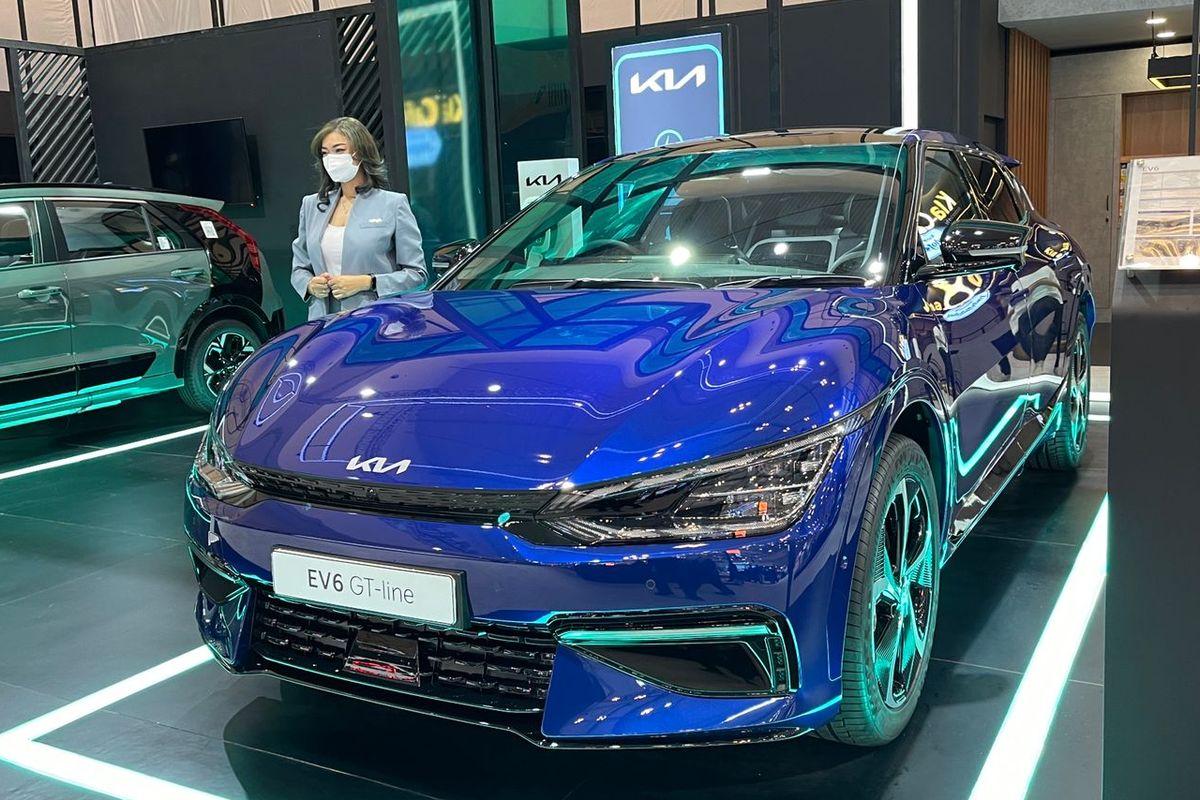 Mobil listrik Kia EV6 GT-Line hadir di GIIAS 2022