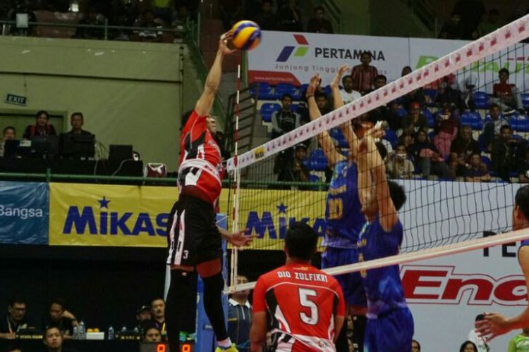 Jakarta Pertaminan Energi tampil apik pada seri pertama Proliga 2018.