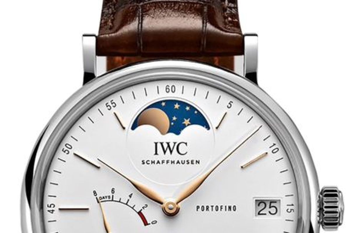 Bagian moonphase pada arloji IWC