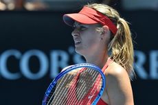 Sharapova Menangi Pertandingan Dua Petenis Cantik