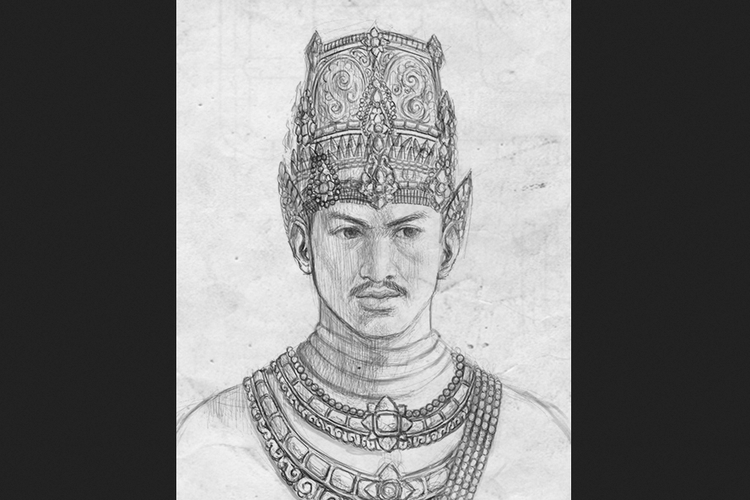 Ilustrasi Raden Wijaya, pendiri Kerajaan Majapahit.