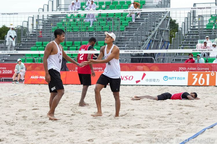 Kalah dari Qatar, Bintang/Sofyan Sumbang Perak Voli Pantai Asian Games 2026