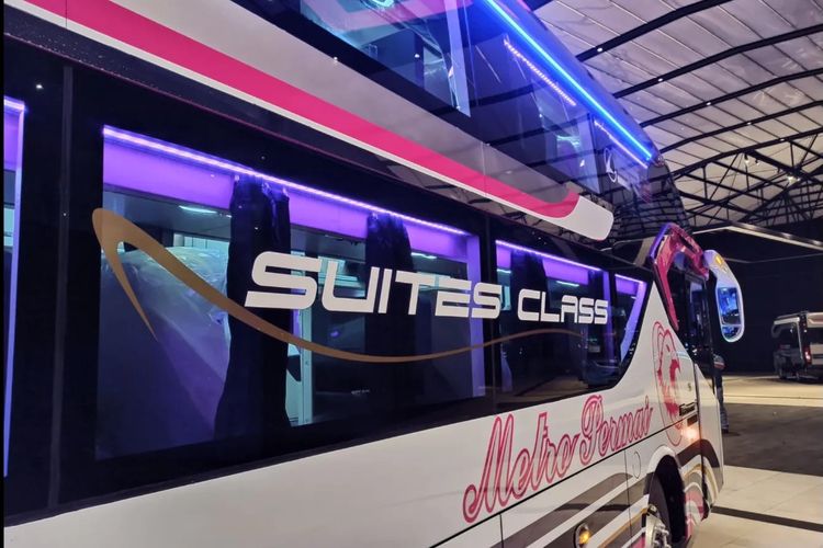 Bus AKAP baru PO Metro Permai