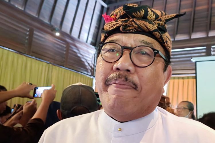 Wakil Gubernur Bali Tjokorda Oka Artha Ardhana Sukawati saat ditemui di Denpasar, pada Senin (23/1/2022). Kompas.com/ Yohanes Valdi Seriang Ginta