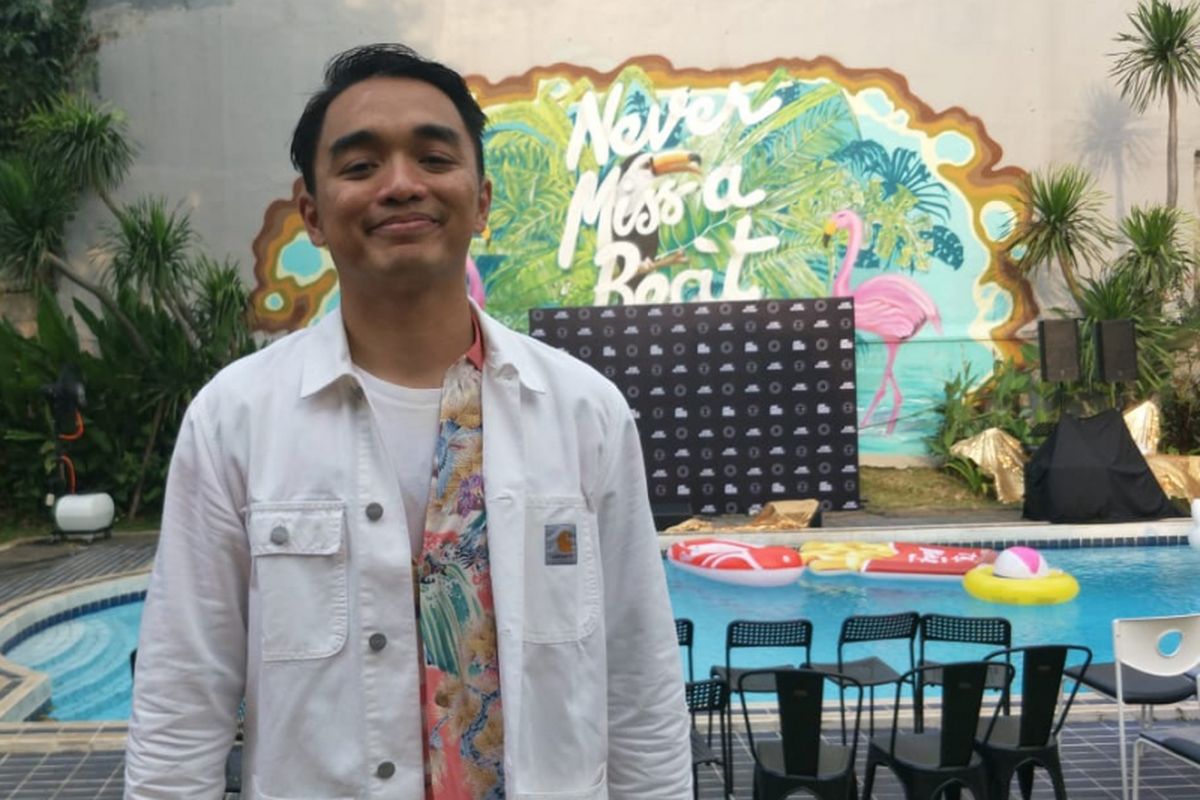 Dipha Barus saat ditemui di Juni Suara Kreasi, Bangka, Jakarta Selatan, Rabu (5/9/2018).