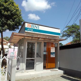 Ilustrasi ATM BNI.