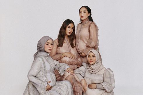 Para Bumil Bikin Heboh Jagat Maya, Nagita, Aurel, Paula, dan Lesti Akhirnya Foto Bersama