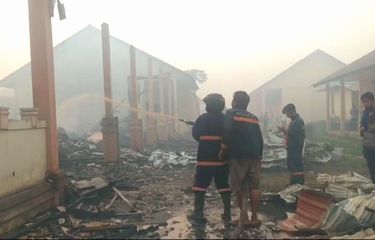 Rembetan Api Karhutla Hanguskan 2 Bangunan SMK Negeri 1 Sungai ...