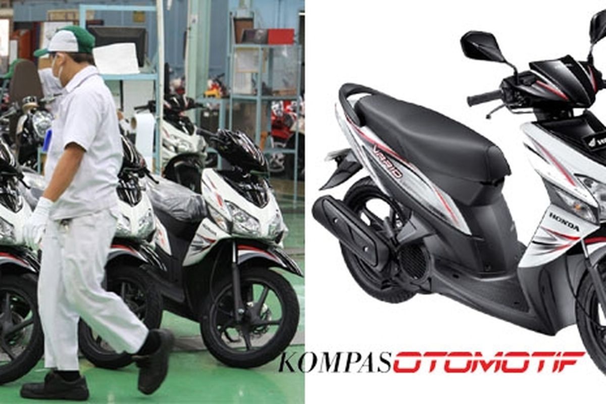 Vario CW tampil lebih segar dengan desain striping baru.