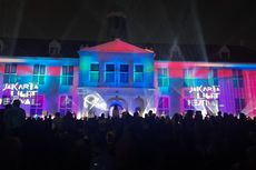 Nonton Video Mapping HUT Jakarta di Kota Tua, Saat Museum Fatahillah Jadi Layar Raksasa