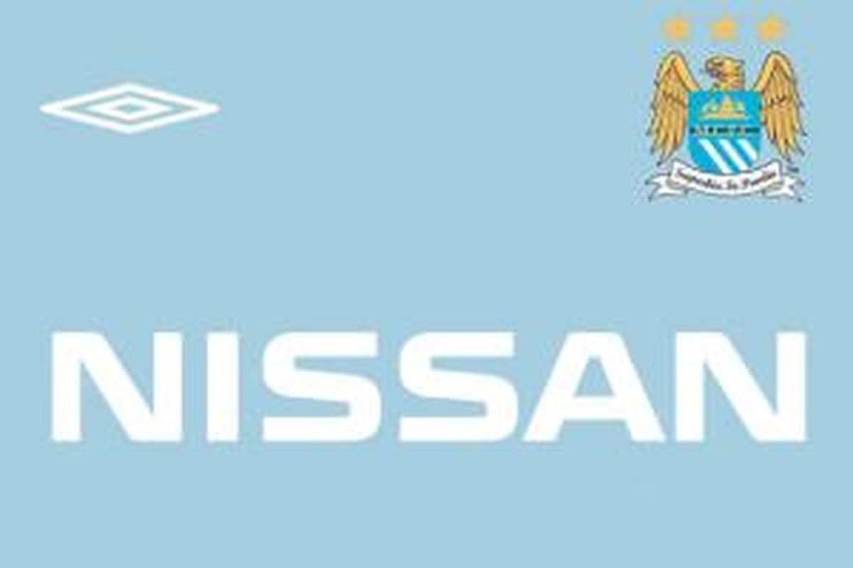 Ilustrasi jika Nissan menempel pada jersey 