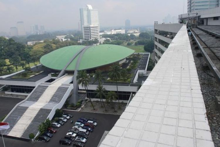 Suasana gedung DPR RI, Jakarta, Jumat (22/5/2009).