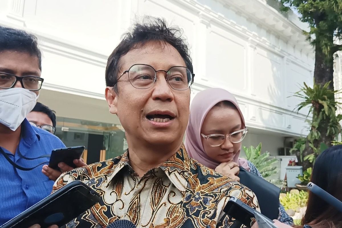 Menteri Kesehatan (Menkes) Budi Gunadi Sadikin di Kompleks Istana Kepresidenan, Jakarta, Selasa (13/6/2023).