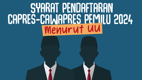 INFOGRAFIK: Syarat Pendaftaran Capres-Cawapres Pemilu 2024 Berdasarkan UU