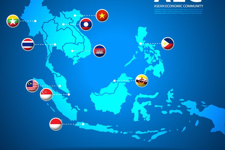 Negara-negara yang tergabung di ASEAN