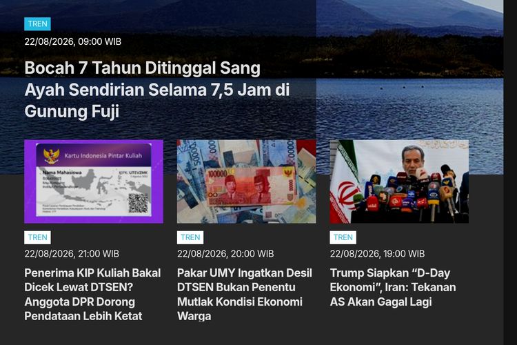 [POPULER TREN] Kisah Bocah Ditinggal 7,5 Jam di Gunung Fuji | Kronologi Rektor Unsoed Diduga Terlibat Korupsi Penerimaan Maba 