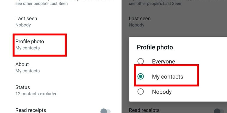 Tricks for WhatsApp Profile Photo Not Seen by Certain People All