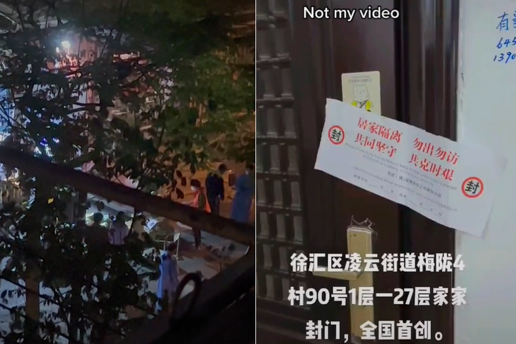 Sebuah video menjadi viral di TikTok dari seorang wanita yang terus mendokumentasikan kesehariannya di bawah lockdown Covid-19 Shanghai, diunggah pada Senin (11/4/2022).
