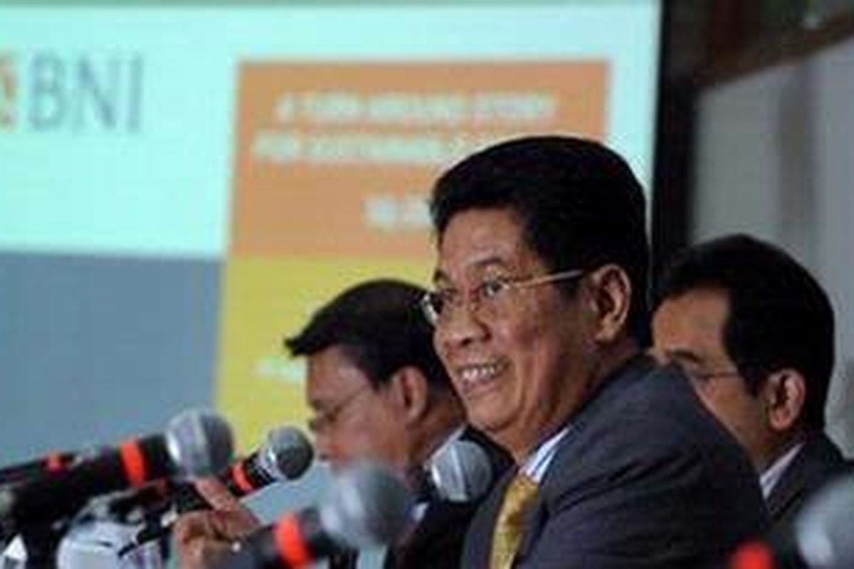 Presiden Direktur Bank BNI Gatot M Suwondo