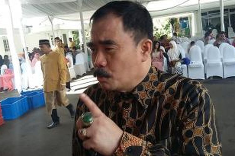 Direktur Jenderal Keuangan Daerah Kementerian Dalam Negeri Reydonnyzar Moenek, saat ditemui di Istana Wakil Presiden, Jakarta Pusat, Jumat (17/7/2015).