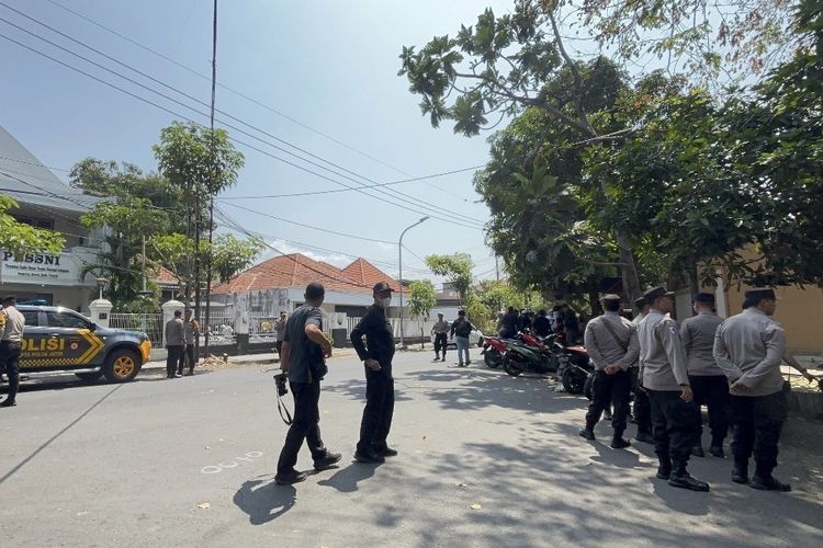 Lokasi Demo PSHT di Surabaya Masih Lengang, Beberapa Titik Jalan Sudah Ditutup