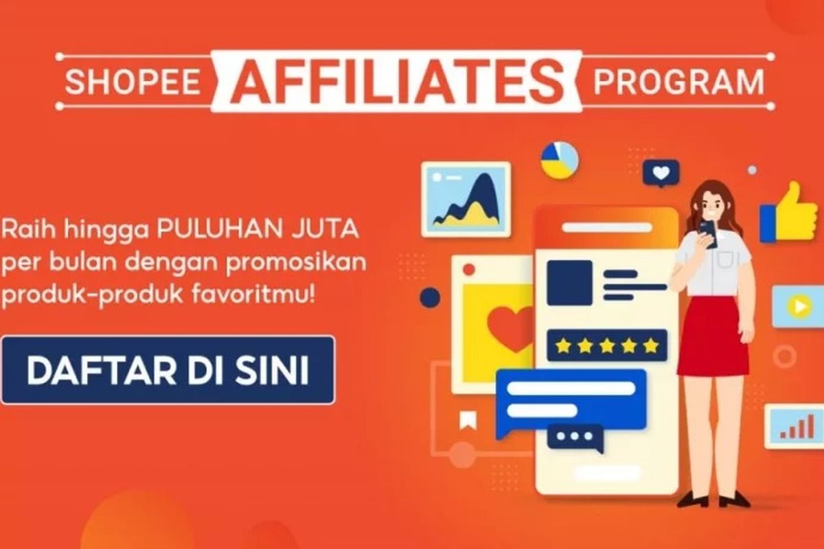 Syarat dan cara daftar Shopee Affiliate Program secara online dengan mudah