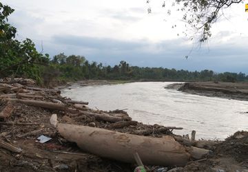 Pasca Banjir Bandang, Tebing Sungai Krueng Tiro Aceh Diperkuat