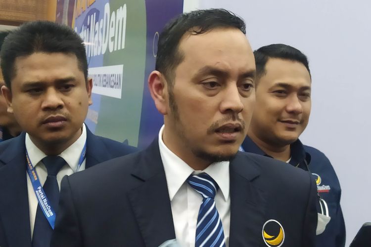 Ketua DPP Partai Nasdem Willy Aditya saat ditemui di JCC, Senayan, Jakarta, Jumat (17/6/2022). 