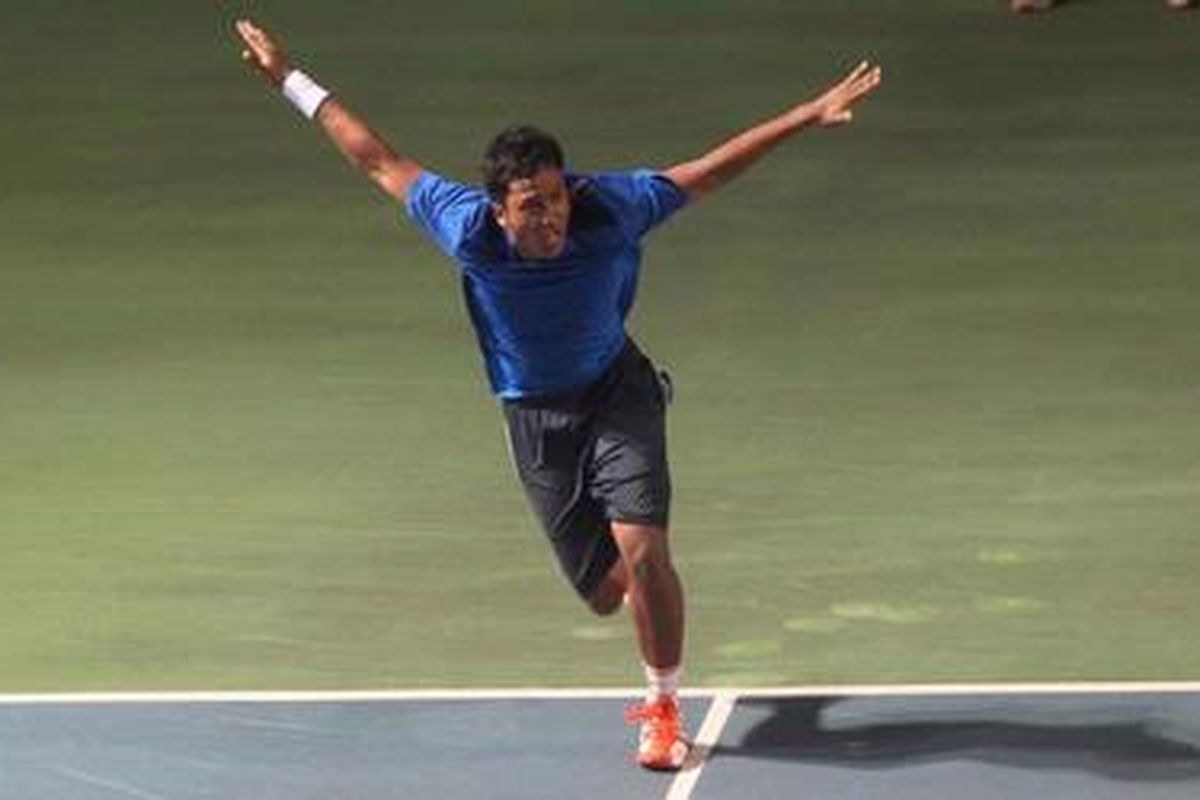 Petenis putra Indonesia Wisnu Adi Nugroho