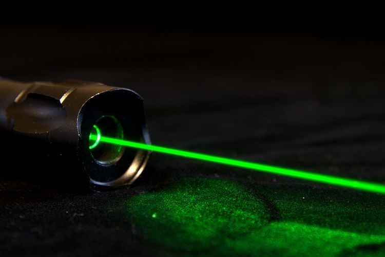 Ilustrasi laser.