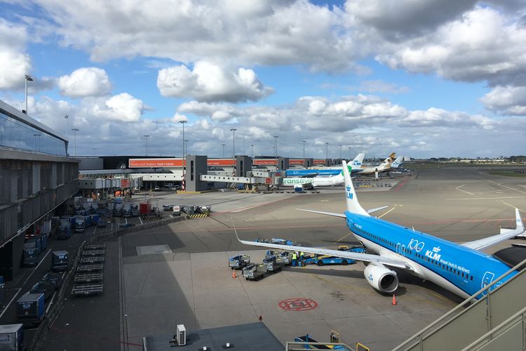 Ilustrasi Bandara Schiphol di Belanda.