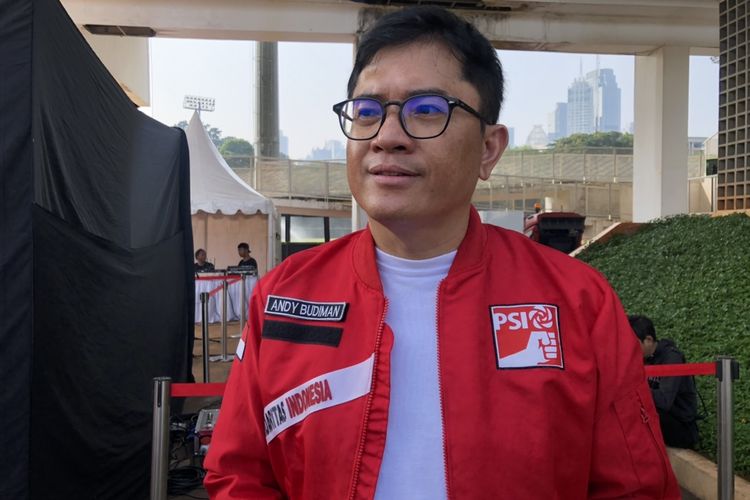 Wakil Ketua Umum PSI Andy Budiman ditemui di kawasan Senayan, Jakarta, Rabu (19/4/2023). 