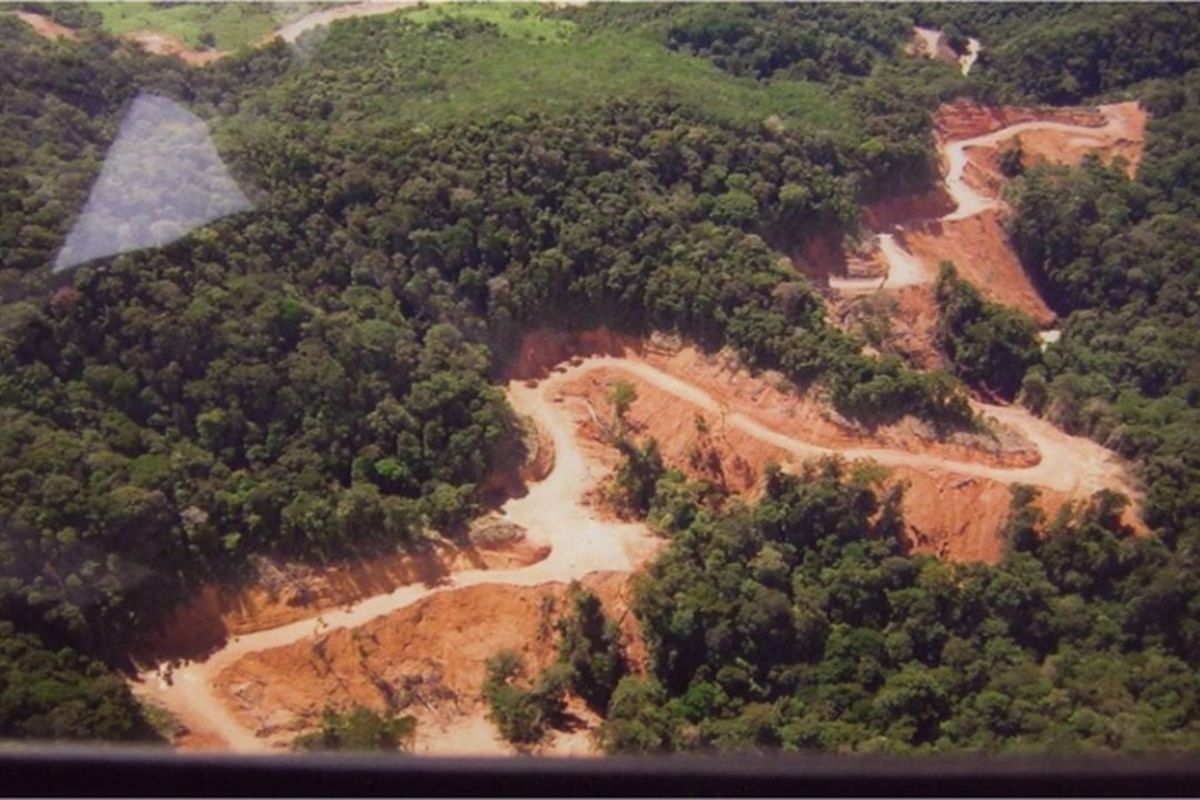 Kondisi jalan Kabupaten Mahakam Ulu, Kalimantan Tengah