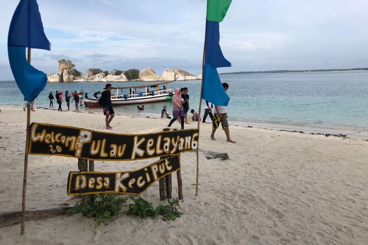Pulau Kelayang di Belitung, Kamis (6/9/2018). 