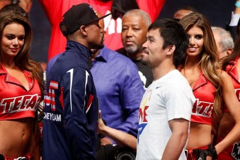 Timbang Badan, Pertemuan Terakhir Mayweather-Pacquiao Sebelum Mega Tarung