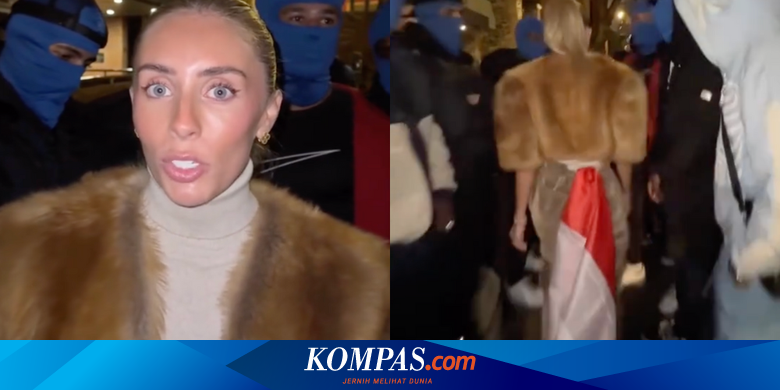 Bintang film dewasa asal Inggris, Bonnie Blue, menuai kecaman luas setelah mengunggah sebuah konten video yang memperlihatkan dirinya diduga melecehkan bendera Indonesia di depan KBRI di London. | #BonnieBlue #London