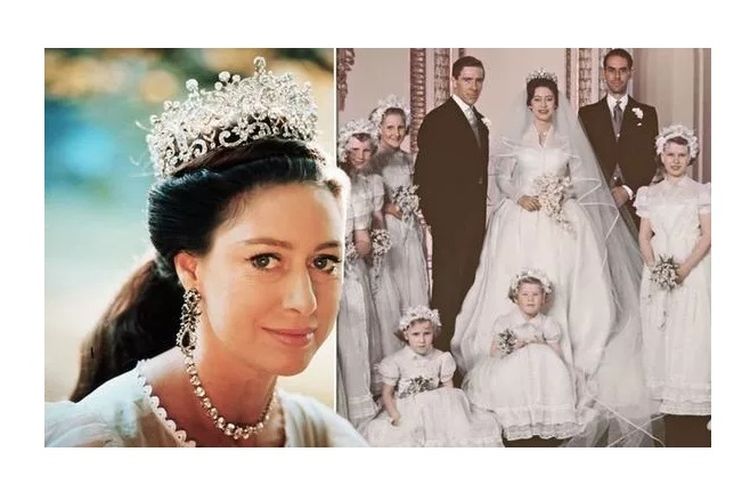 Putri Margaret menikahi suaminya, Antony Armstrong-Jones, dalam suatu sorotan besar di tengah keluarga kerajaan Inggris. 