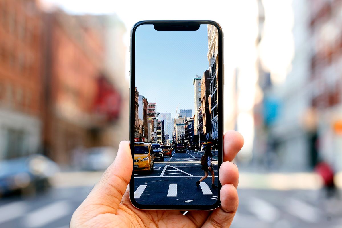 Ilustrasi iPhone X Photography