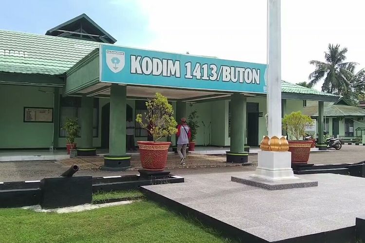 Kantor Kodim 1413 Buton di Kota Baubau, Sulawesi Tenggara