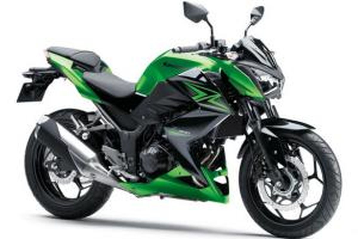 Kawasaki Z300 yang akan menemani Ninja 300 di Eropa.