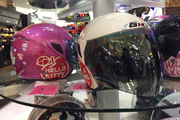 Helm Anak yang dijual di IMOS 2018.