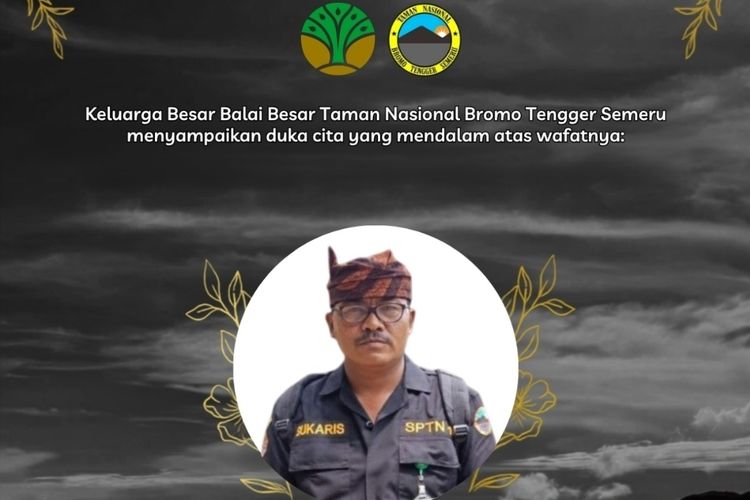 Sosok Sukaris, Pegawai TNBTS yang Gugur Saat Padamkan Karhutla Bromo: Supel dan Ramah