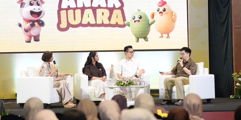 Talkshow manfaat lemak untuk anak di acara peluncuran Bumboo Fat Oil di Jakarta (3/6/2026).