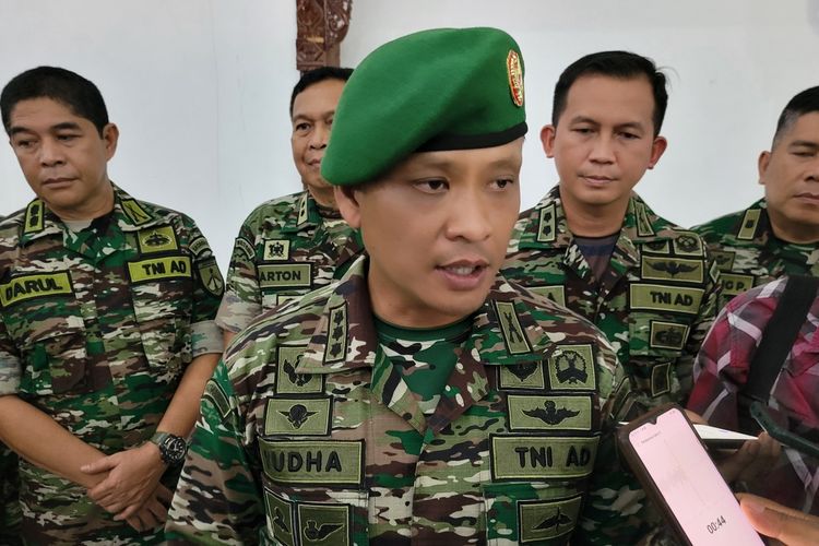 Komandan Korem 071/Wijayakusuma Kolonel Inf Yudha Airlangga di makorem Banyumas, Jawa Tengah, Kamis (15/12/2022).