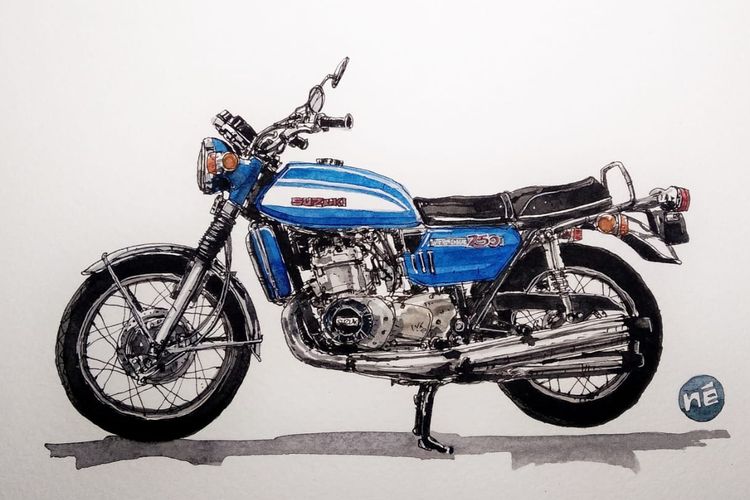 Suzuki GT750, Moge Penanda 2-Tak