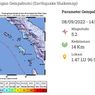 Gempa M 5,2 Guncang Nias Utara, Terasa hingga Aceh Selatan